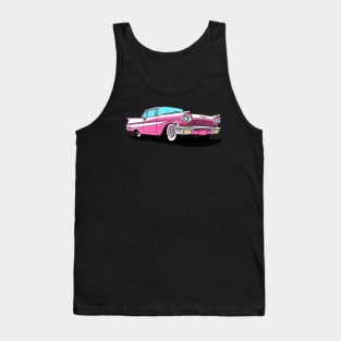 Vintage Pink Cadillac Tank Top